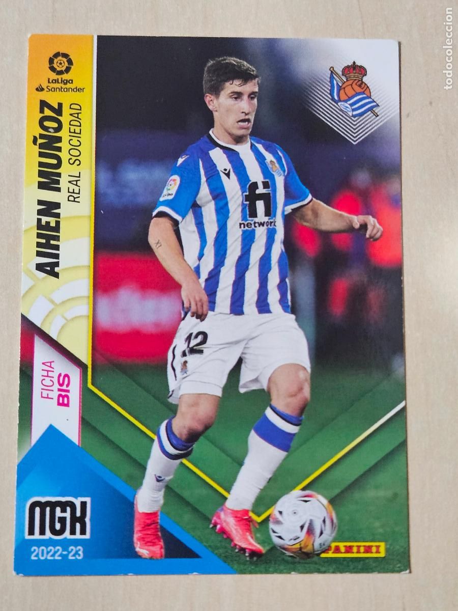 Cromos de F&uacute;tbol: CROMO N&ordm; 288 BIS AIHEN MU&Ntilde;OZ - MEGACRACKS 2022 23 - REAL SOCIEDAD