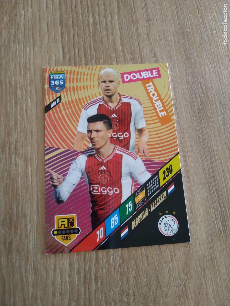 Cromos de F&uacute;tbol: AJA 14 BERGHUIS KLAASSEN AJAX CROMO FUTBOL PANINI ADRENALYN 23-24 FIFA 365 2023-2024