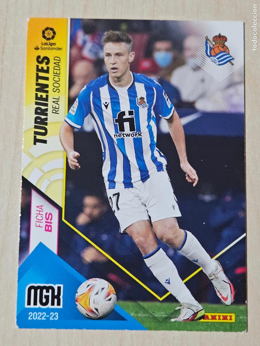 Cromos de F&uacute;tbol: CROMO N&ordm; 292 BIS TURRIENTES - MEGACRACKS 2022 23 - REAL SOCIEDAD