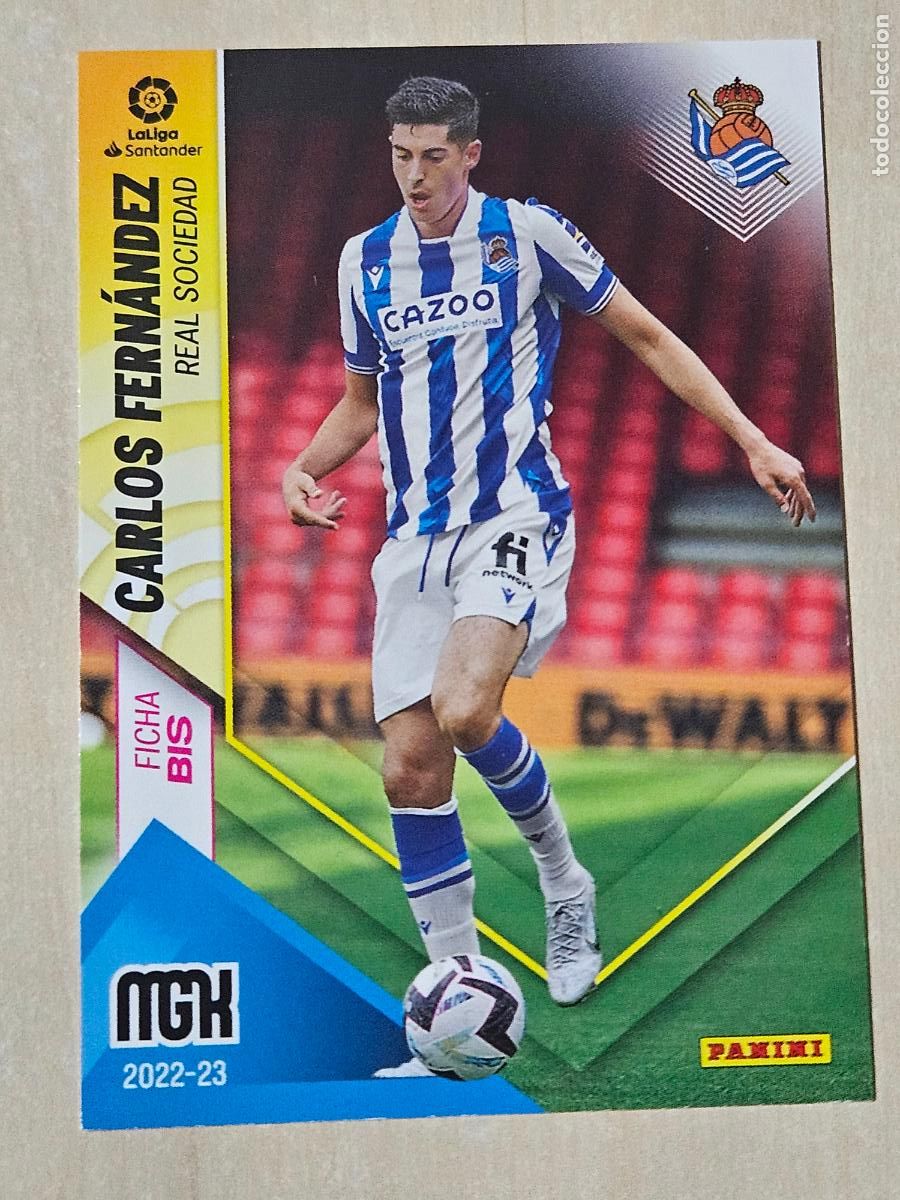Cromos de F&uacute;tbol: CROMO N&ordm; 295 BIS CARLOS FERNANDEZ - MEGACRACKS 2022 23 - REAL SOCIEDAD