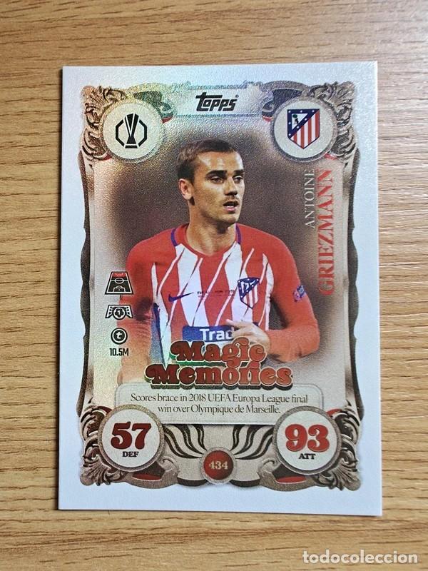 Cromos de F&uacute;tbol: Griezmann 434 Match Attax 25 26 Magic Memories Atl&eacute;tico de Madrid 2025 2026