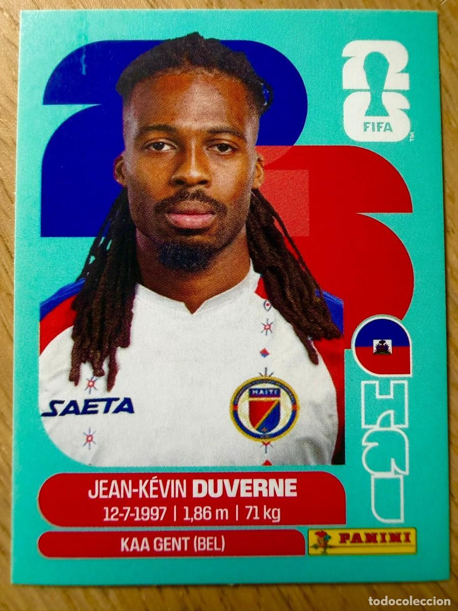 Cromos de F&uacute;tbol: HAI5 HAI 5 DUVERNE HAITI MUNDIAL FIFA WORLD CUP 2026 26 STICKER CROMO PANINI SIN PEGAR