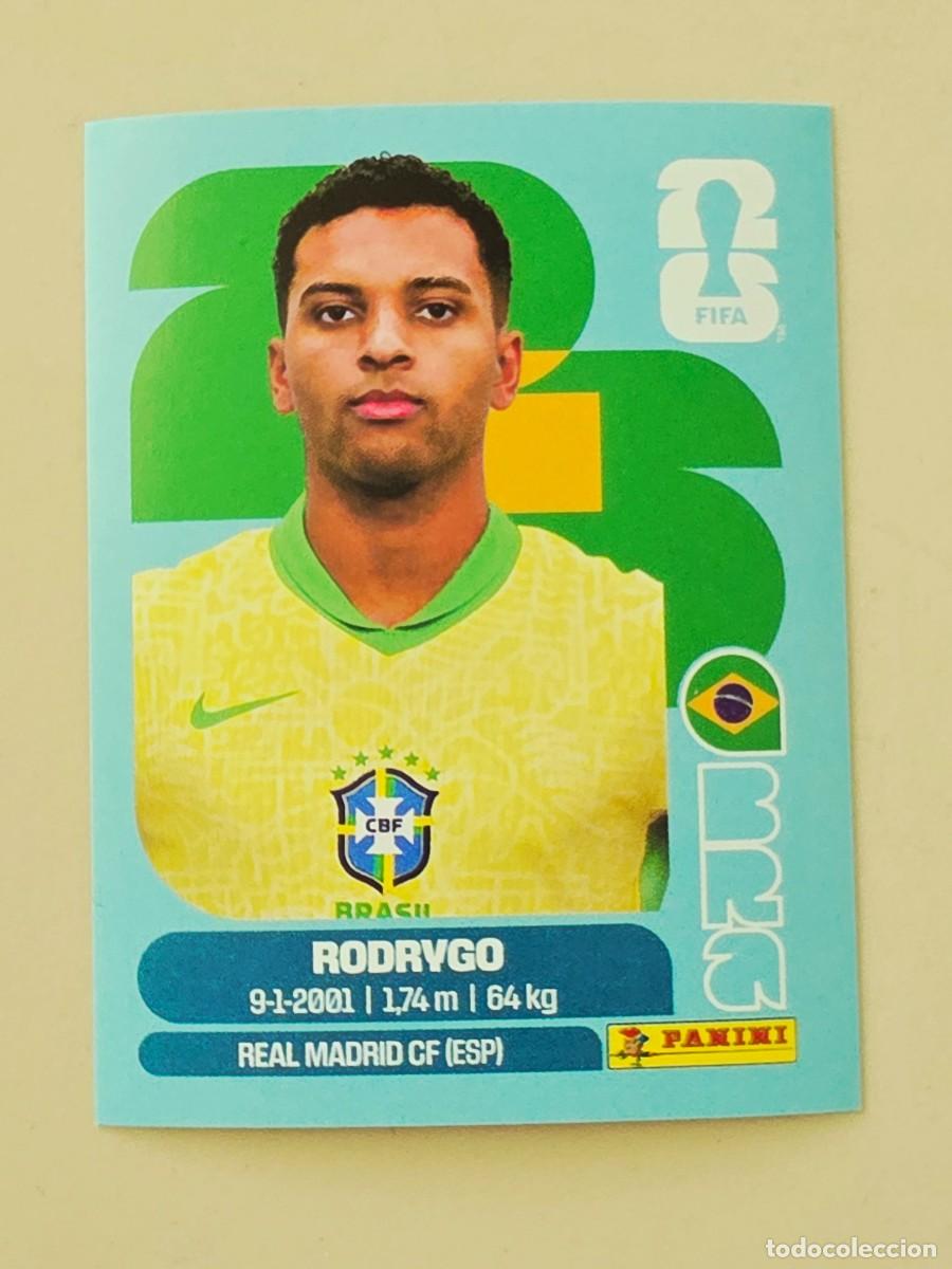 Cromos de F&uacute;tbol: BRA 15 Rodrygo Goes, Brasil, Panini FIFA World Cup Mundial 2026 Sticker
