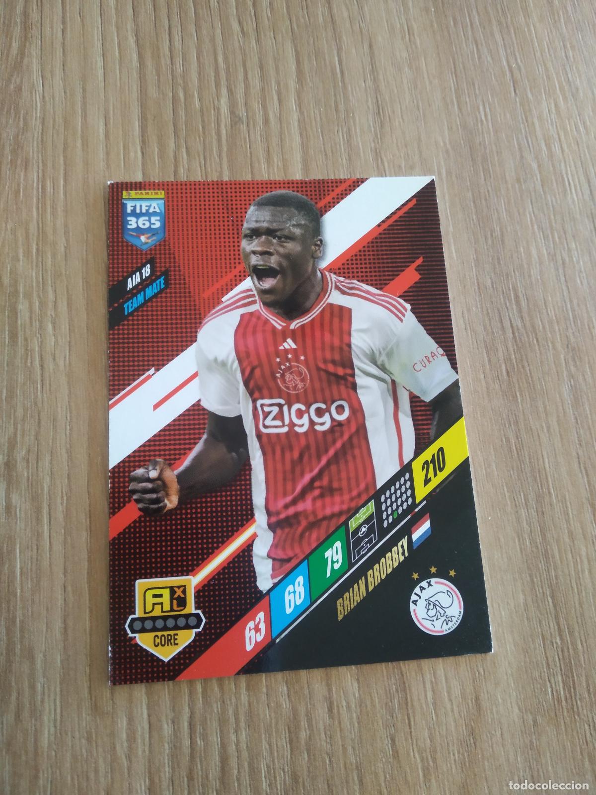 Cromos de F&uacute;tbol: AJA 18 BRIAN BROBBEY AJAX CROMO FUTBOL PANINI ADRENALYN 23-24 FIFA 365 2023-2024