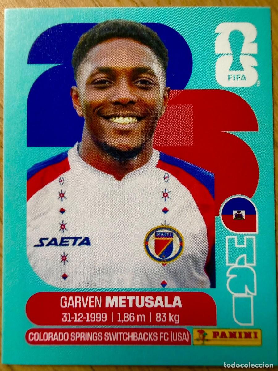 Cromos de F&uacute;tbol: HAI8 HAI 8 METUSALA HAITI MUNDIAL FIFA WORLD CUP 2026 26 STICKER CROMO PANINI SIN PEGAR