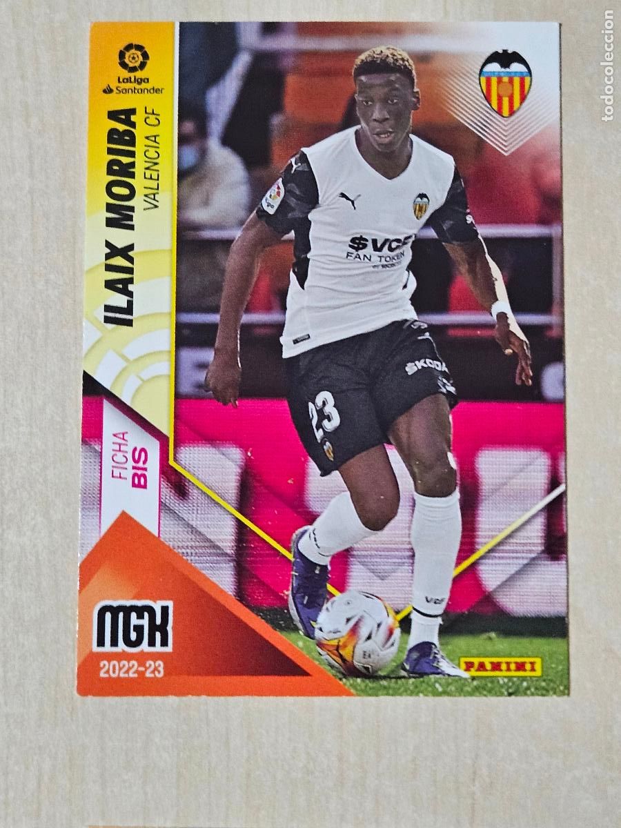 Cromos de F&uacute;tbol: CROMO N&ordm; 328 BIS ILAIX MORIBA - MEGACRACKS 2022 23 - VALENCIA