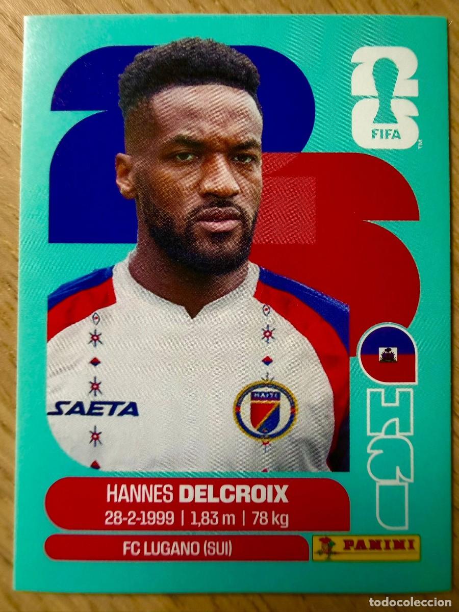 Cromos de F&uacute;tbol: HAI9 HAI 9 DELCROIX HAITI MUNDIAL FIFA WORLD CUP 2026 26 STICKER CROMO PANINI SIN PEGAR