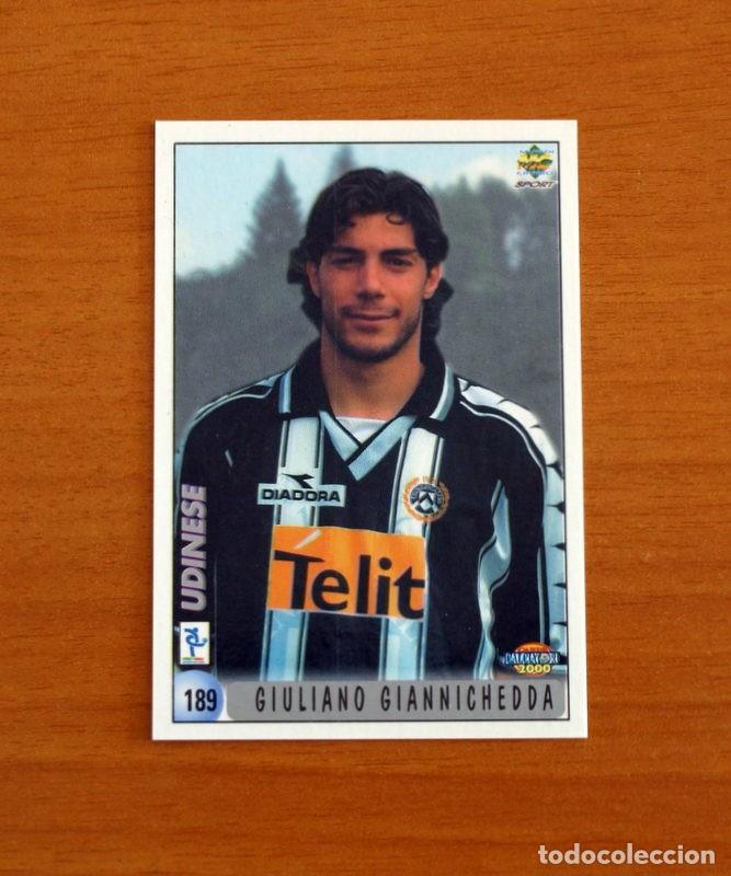 Cromos de F&uacute;tbol: Udinese -189 Giuliano Giannichedda-Hendrik Van Der Vegt-Mundicromo 1999-2000-99-00 Calciatori-Italia