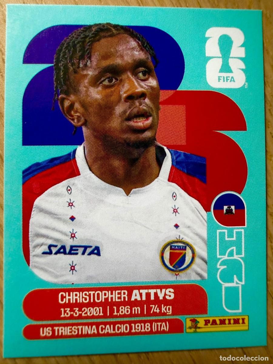 Cromos de F&uacute;tbol: HAI14 HAI 14 ATTYS HAITI MUNDIAL FIFA WORLD CUP 2026 26 STICKER CROMO PANINI SIN PEGAR