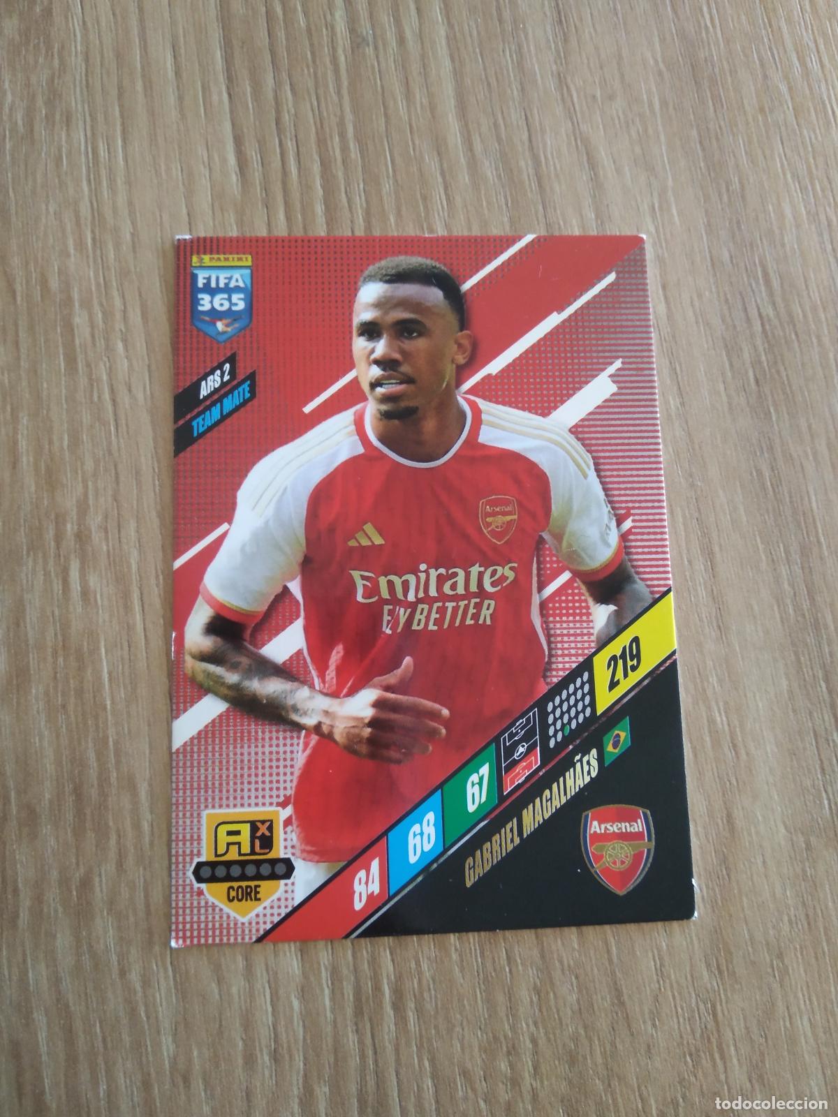 Cromos de Futebol: ARS 2 GABRIEL MAGALHAES ARSENAL CROMO FUTBOL PANINI ADRENALYN 23-24 FIFA 365 2023-2024