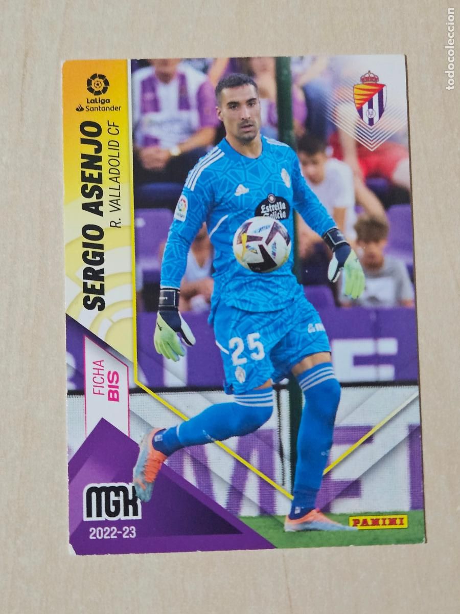 Cromos de Futebol: CROMO N&ordm; 336 BIS SERGIO ASENJO - MEGACRACKS 2022 23 - REAL VALLADOLID