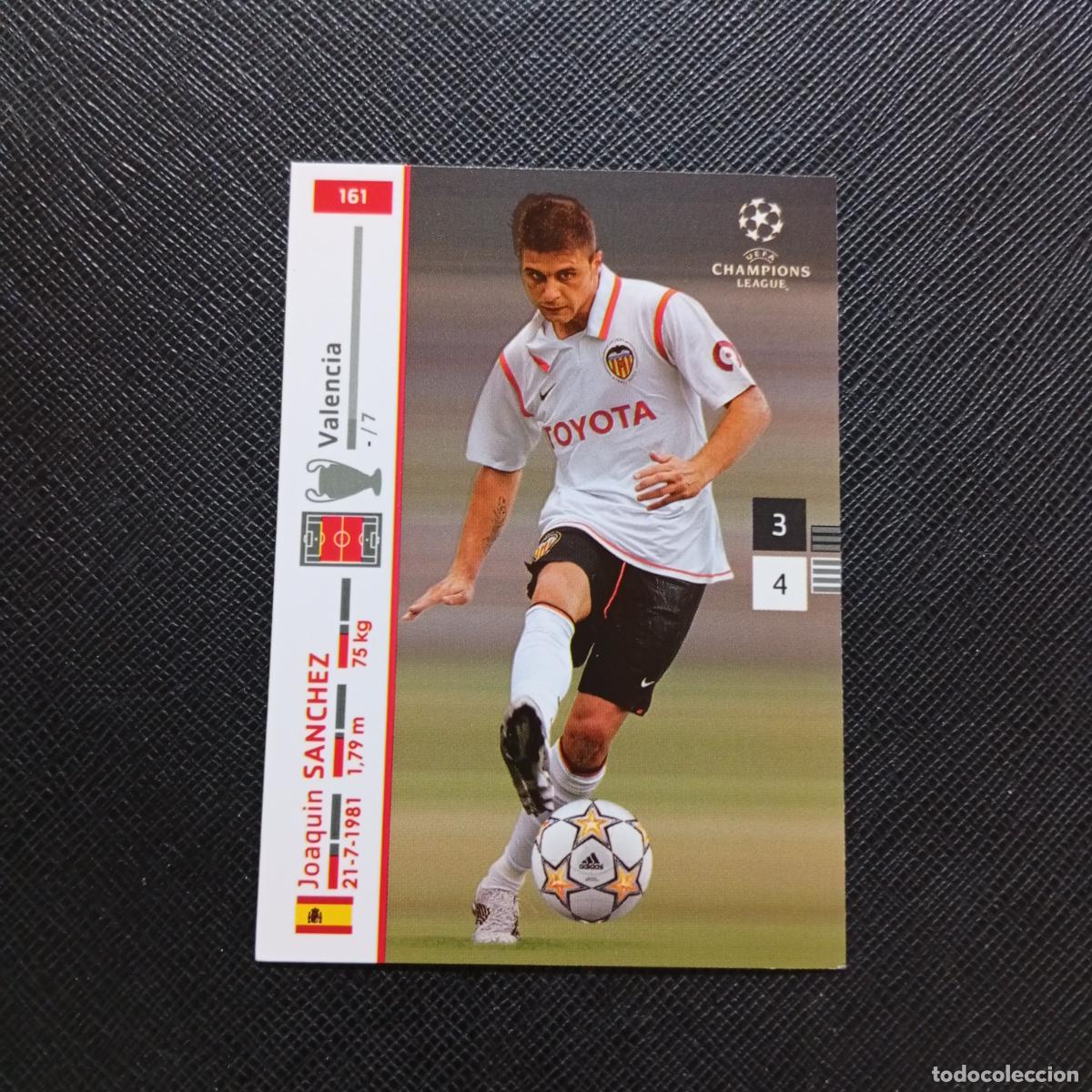 Cromos de Futebol: 161 JOAQUIN VALENCIA PANINI TRADING CARDS UEFA CHAMPIONS LEAGUE 2007 2008 - (MD2002-3) PG26 B