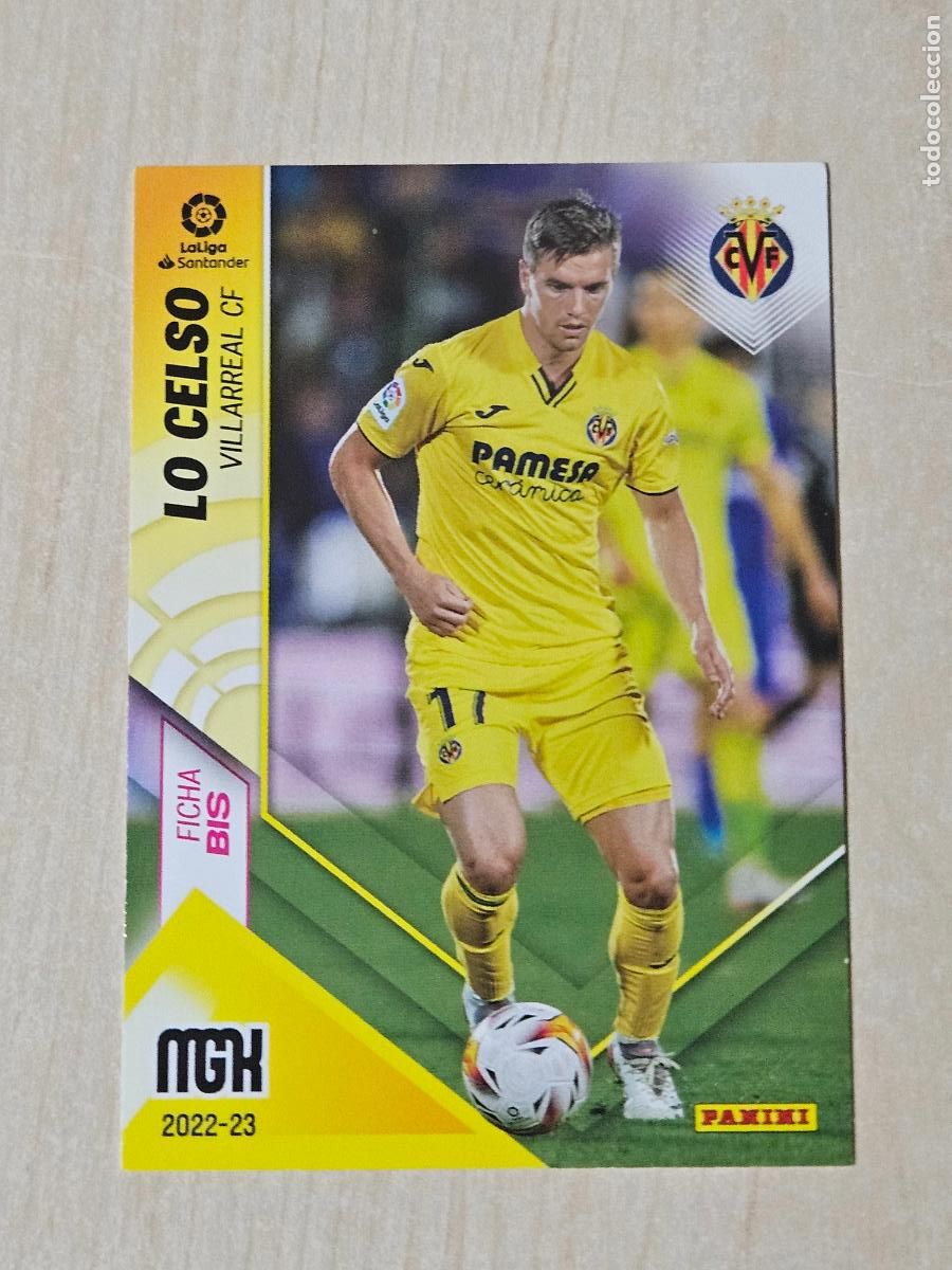 Cromos de Futebol: CROMO N&ordm; 363 BIS LO CELSO - MEGACRACKS 2022 23 - VILLARREAL