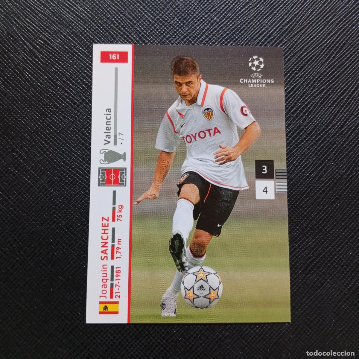 Cromos de F&uacute;tbol: 161 JOAQUIN VALENCIA PANINI TRADING CARDS UEFA CHAMPIONS LEAGUE 2007 2008 - (MD2002-3) PG27 B