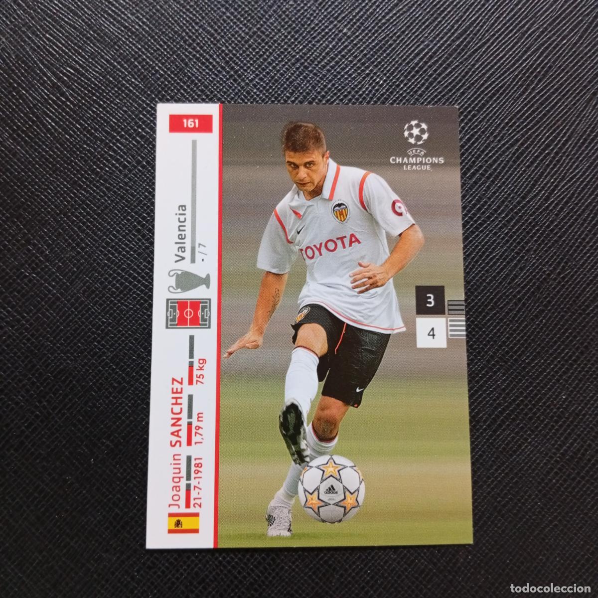 Cromos de F&uacute;tbol: 161 JOAQUIN VALENCIA PANINI TRADING CARDS UEFA CHAMPIONS LEAGUE 2007 2008 - (MD2002-3) PG28