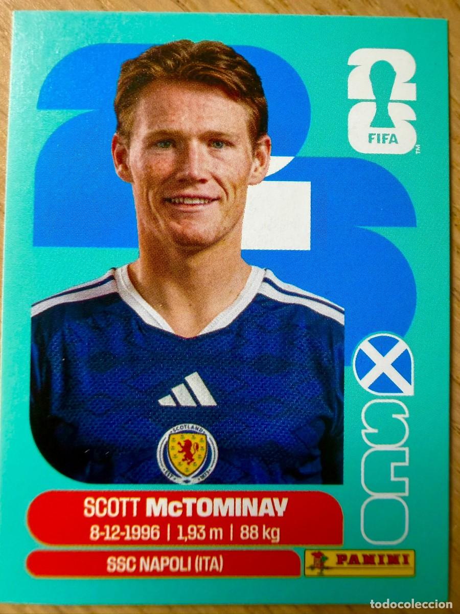 Cromos de F&uacute;tbol: SCO11 SCO 11 MCTOMINAY ESCOCIA MUNDIAL FIFA WORLD CUP 2026 26 STICKER CROMO PANINI SIN PEGAR