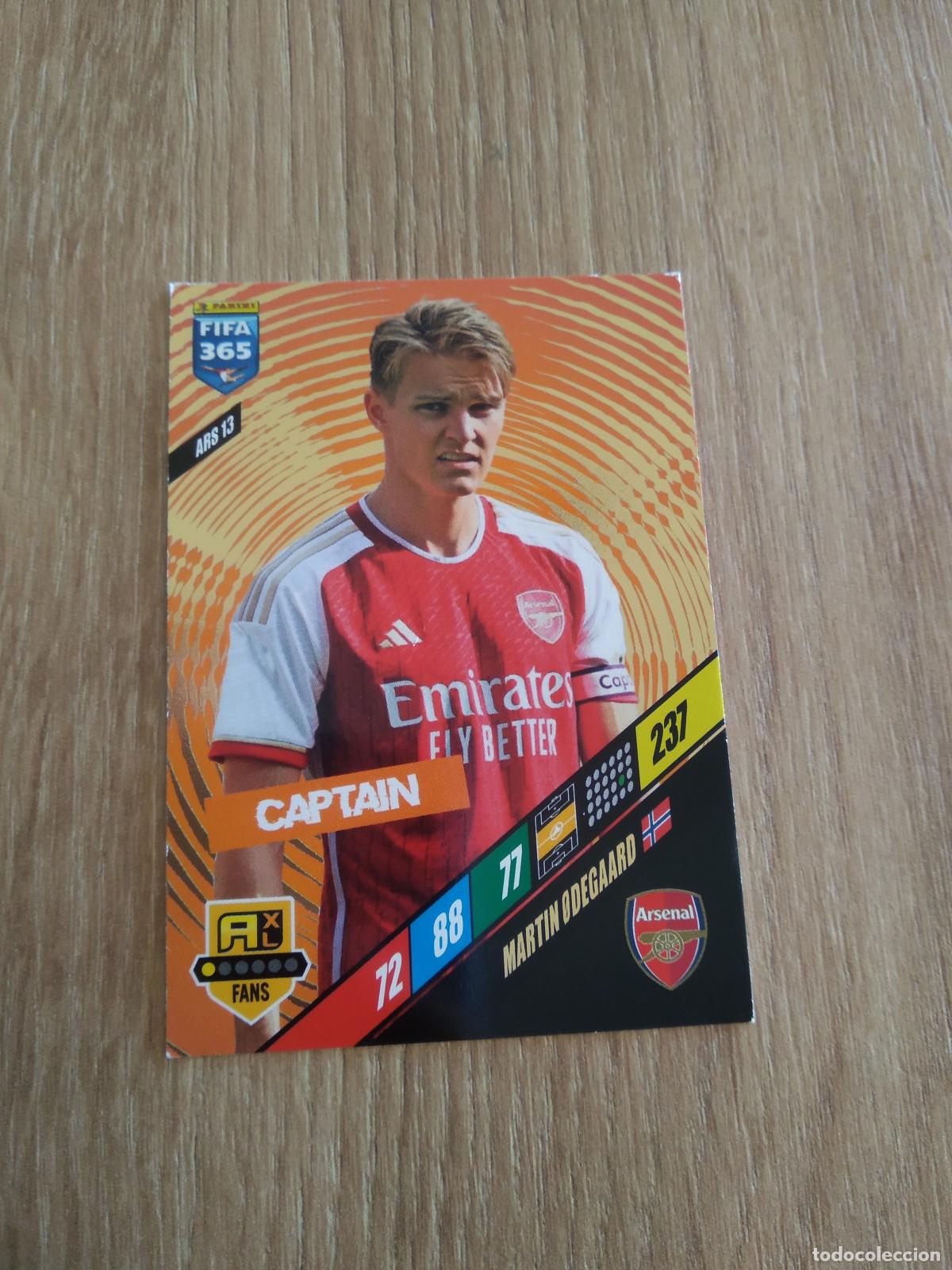 Cromos de F&uacute;tbol: ARS 13 ODEGAARD ARSENAL CROMO FUTBOL PANINI ADRENALYN 23-24 FIFA 365 2023-2024