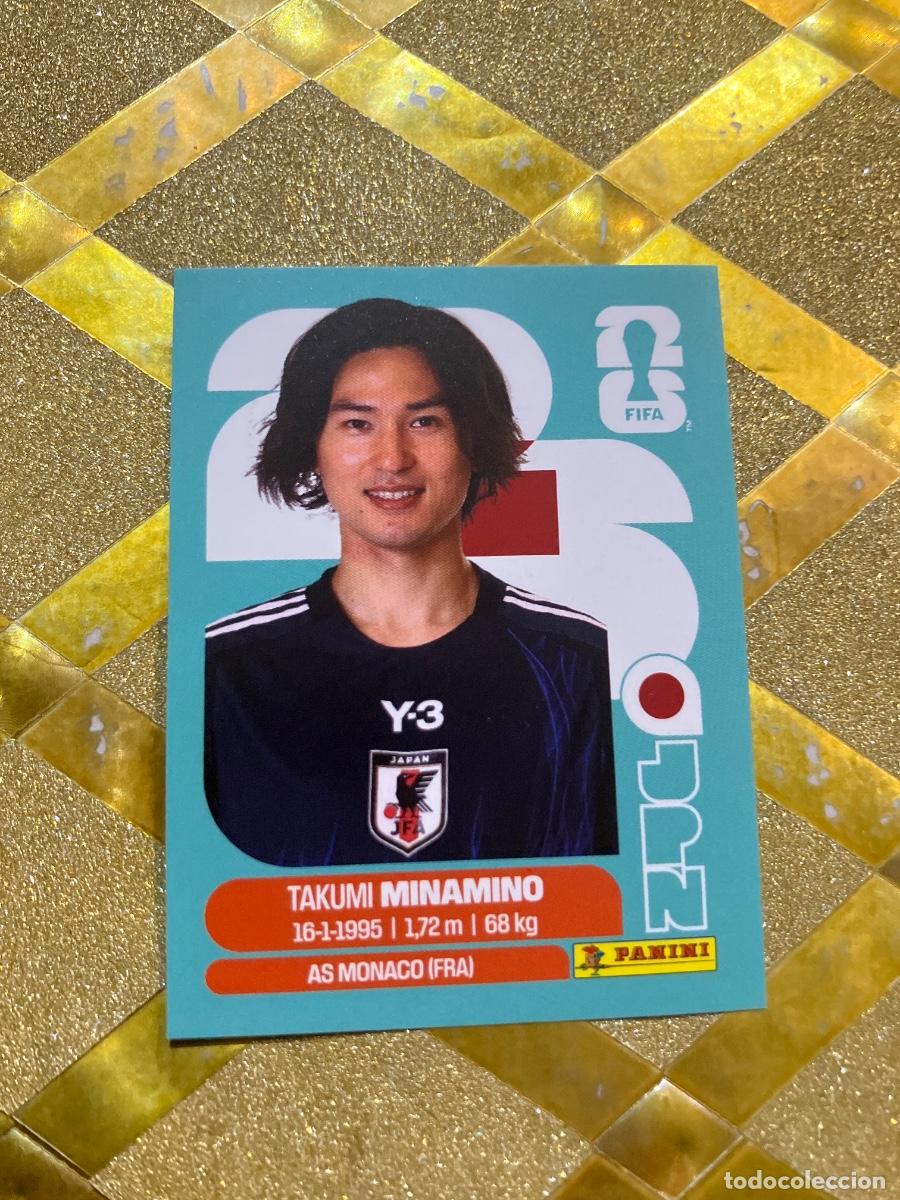 Cromos de F&uacute;tbol: CROMO DE F&Uacute;TBOL NUMERO JPN 16 MINAMINO DE JAPON MUNDIAL 2026 MEXICO-EEUU-CANADA PANINI !
