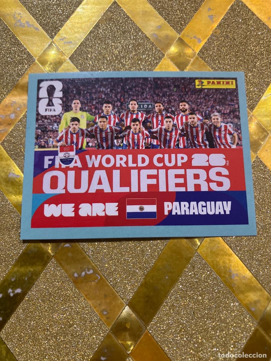 Cromos de F&uacute;tbol: CROMO DE F&Uacute;TBOL NUMERO PAR 13 EQUIPO PARAGUAY MUNDIAL 2026 MEXICO-EEUU-CANADA PANINI !