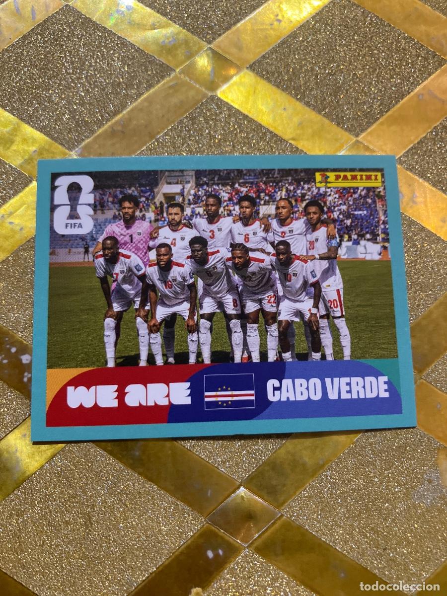 Cromos de F&uacute;tbol: CROMO DE F&Uacute;TBOL NUMERO CPV 13 EQUIPO CABO VERDE MUNDIAL 2026 MEXICO-EEUU-CANADA PANINI !