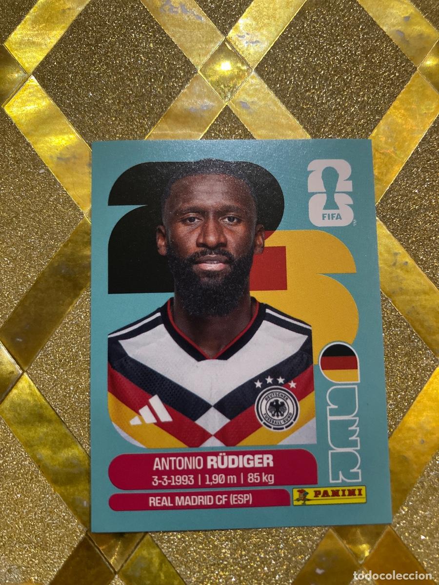 Cromos de F&uacute;tbol: CROMO DE F&Uacute;TBOL NUMERO 6 ANTONIO RUDIGER ALEMANIA MUNDIAL 2026 MEXICO-EEUU-CANADA PANINI !