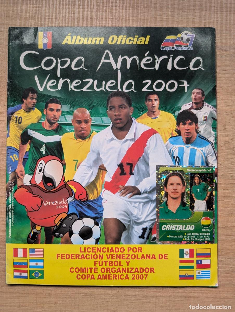 Cromos de F&uacute;tbol: &Aacute;lbum Copa Am&eacute;rica Venezuela 2007 COMPLETO