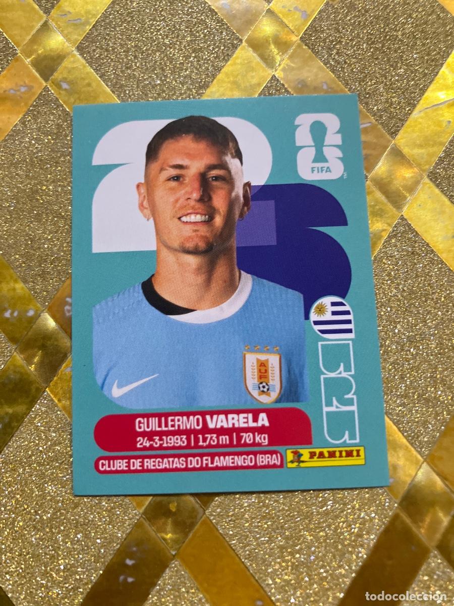 Cromos de F&uacute;tbol: CROMO DE F&Uacute;TBOL NUMERO 8 GUILLERMO VARELA URUGUAY MUNDIAL 2026 MEXICO-EEUU-CANADA PANINI !