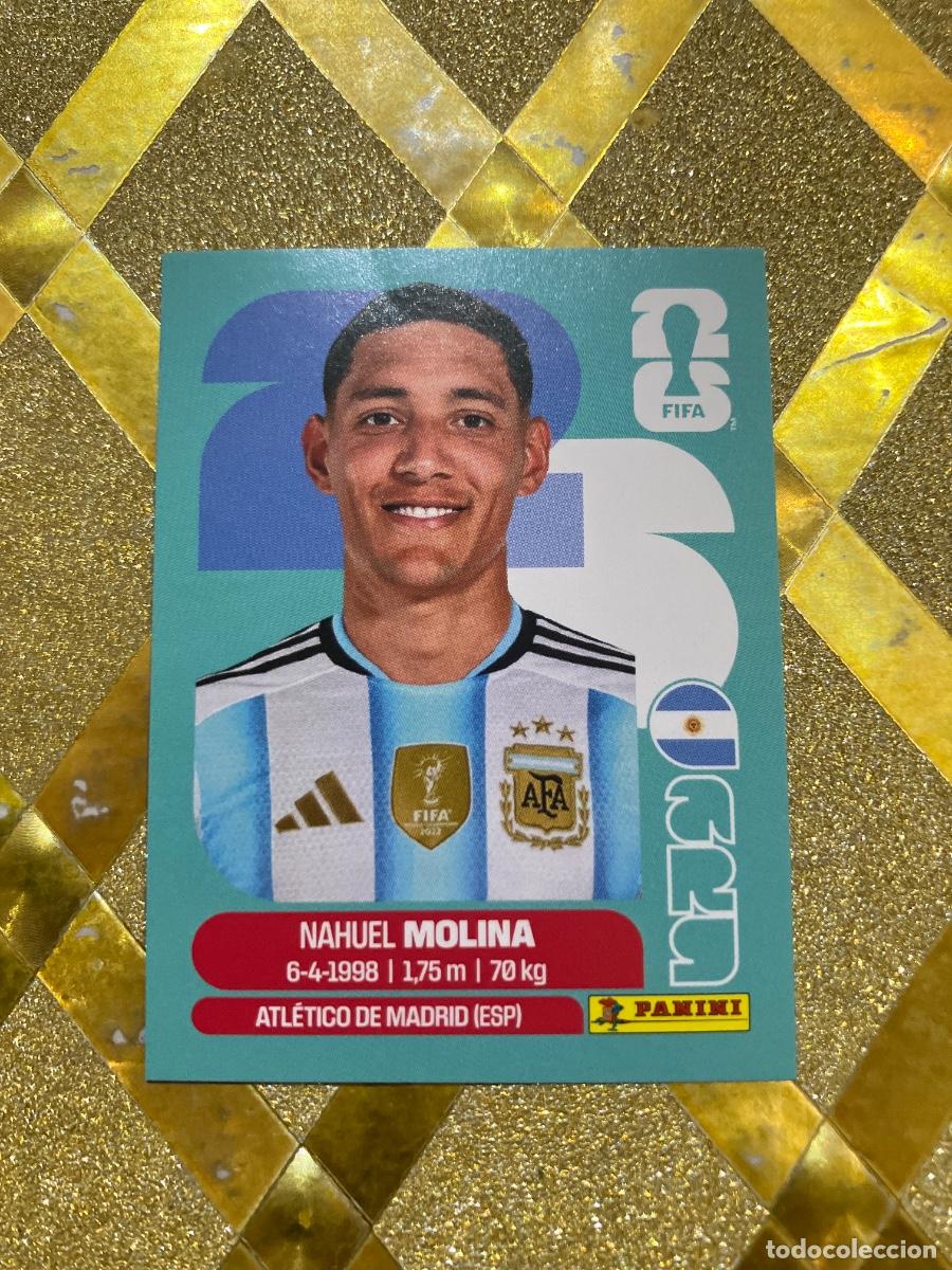 Cromos de F&uacute;tbol: CROMO DE F&Uacute;TBOL NUMERO 3 NAHUEL MOLINA ARGENTINA MUNDIAL 2026 MEXICO-EEUU-CANADA PANINI !