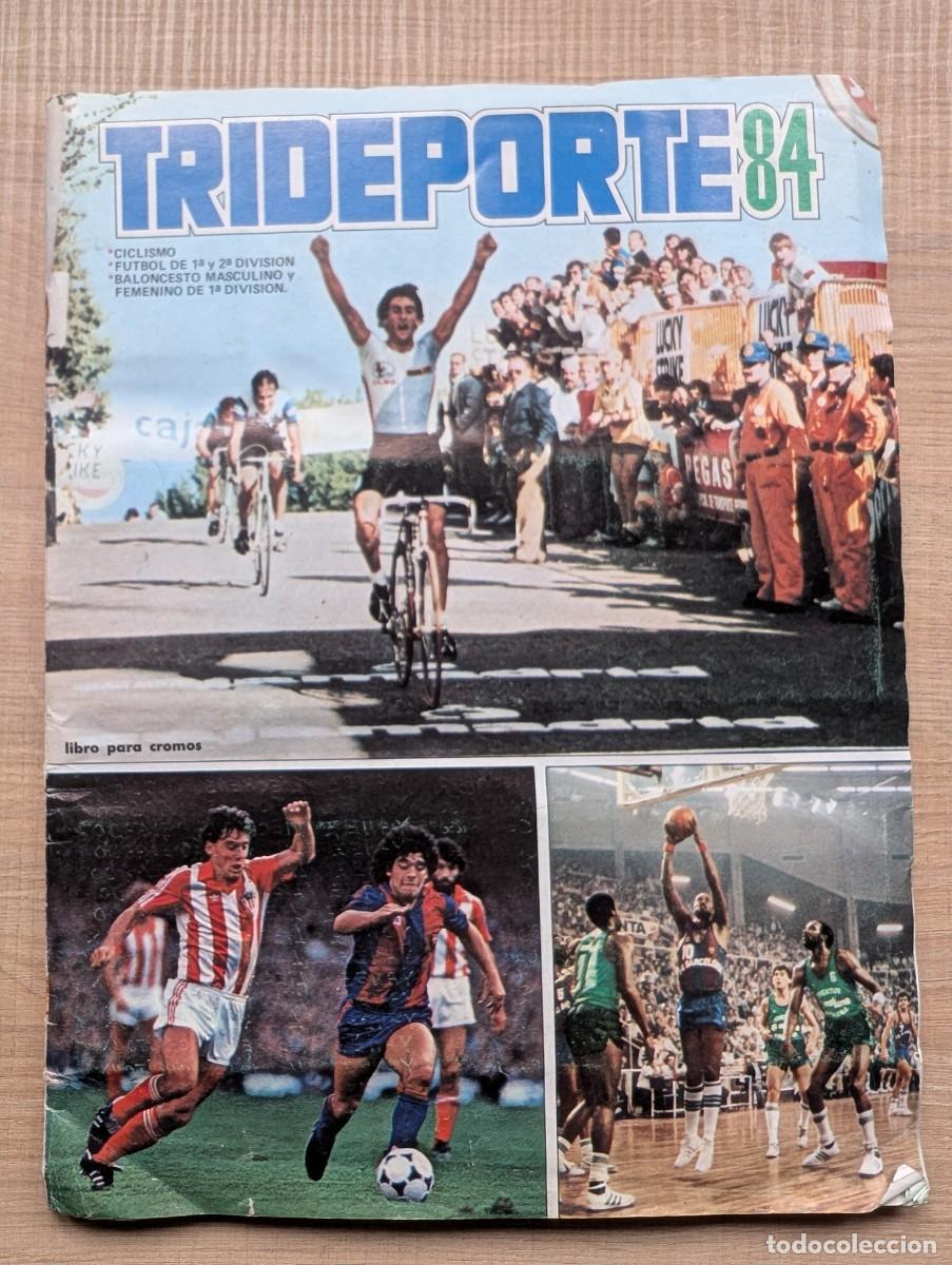 Cromos de F&uacute;tbol: &Aacute;lbum Trideporte 84 COMPLETO (Contiene los 300 cromos)