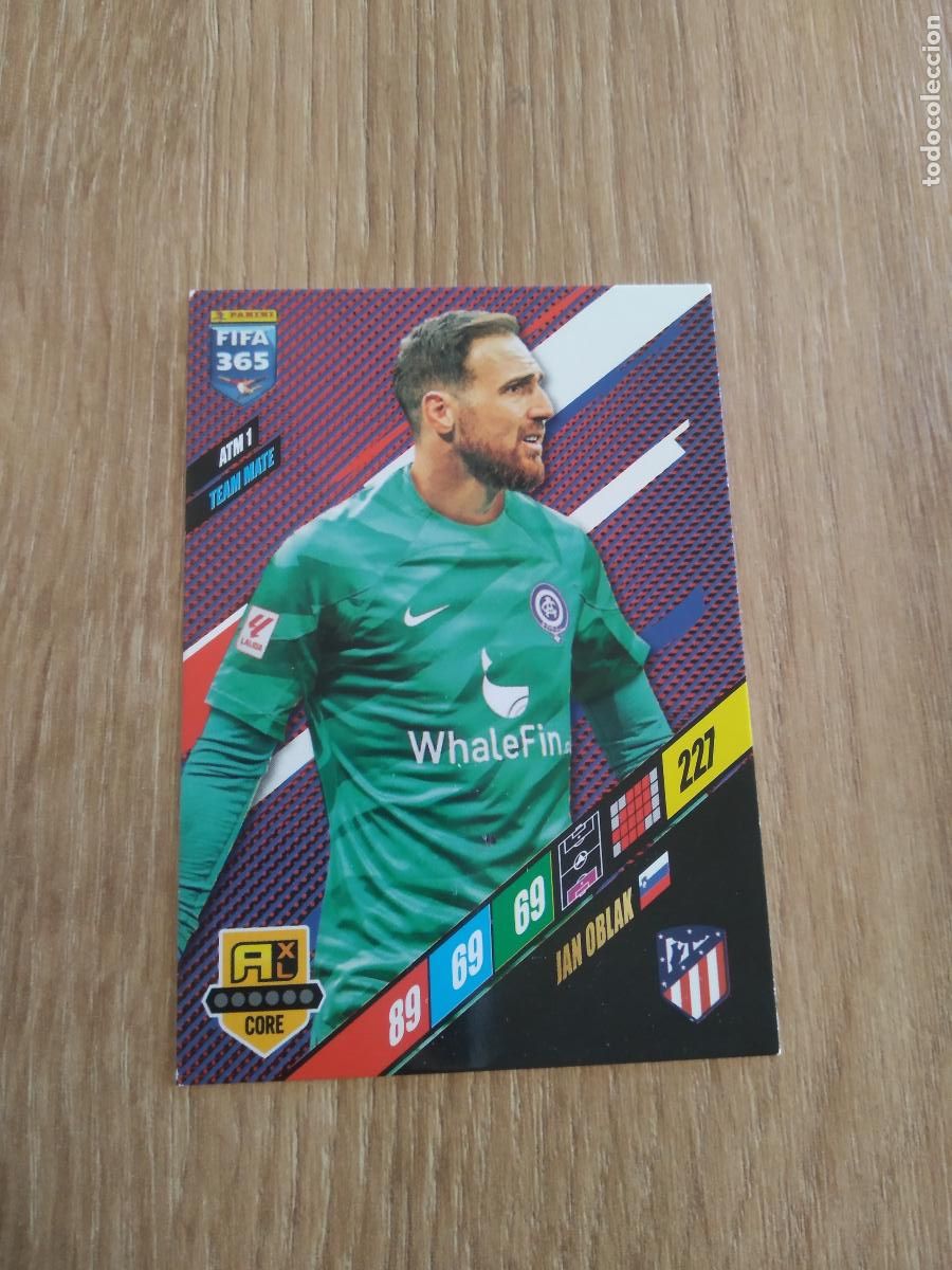 Cromos de F&uacute;tbol: ATM 1 OBLAK ATLETICO DE MADRID CROMO FUTBOL PANINI ADRENALYN 23-24 FIFA 365 2023-2024