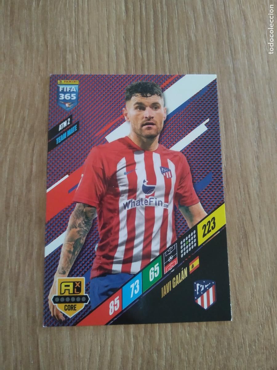 Cromos de F&uacute;tbol: ATM 2 JAVI GALAN ATLETICO DE MADRID CROMO FUTBOL PANINI ADRENALYN 23-24 FIFA 365 2023-2024