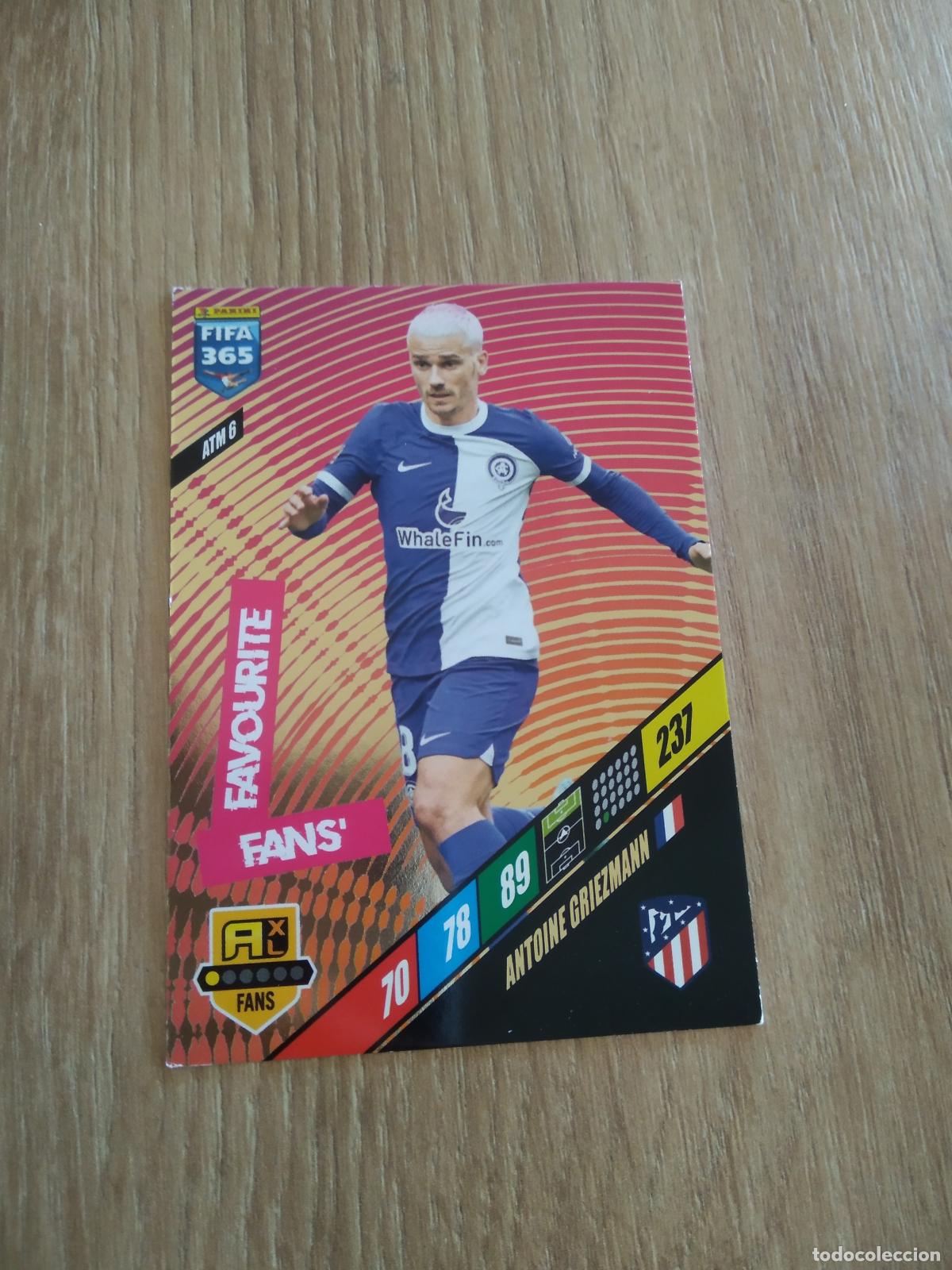 Cromos de F&uacute;tbol: ATM 6 GRIEZMANN ATLETICO DE MADRID CROMO FUTBOL PANINI ADRENALYN 23-24 FIFA 365 2023-2024