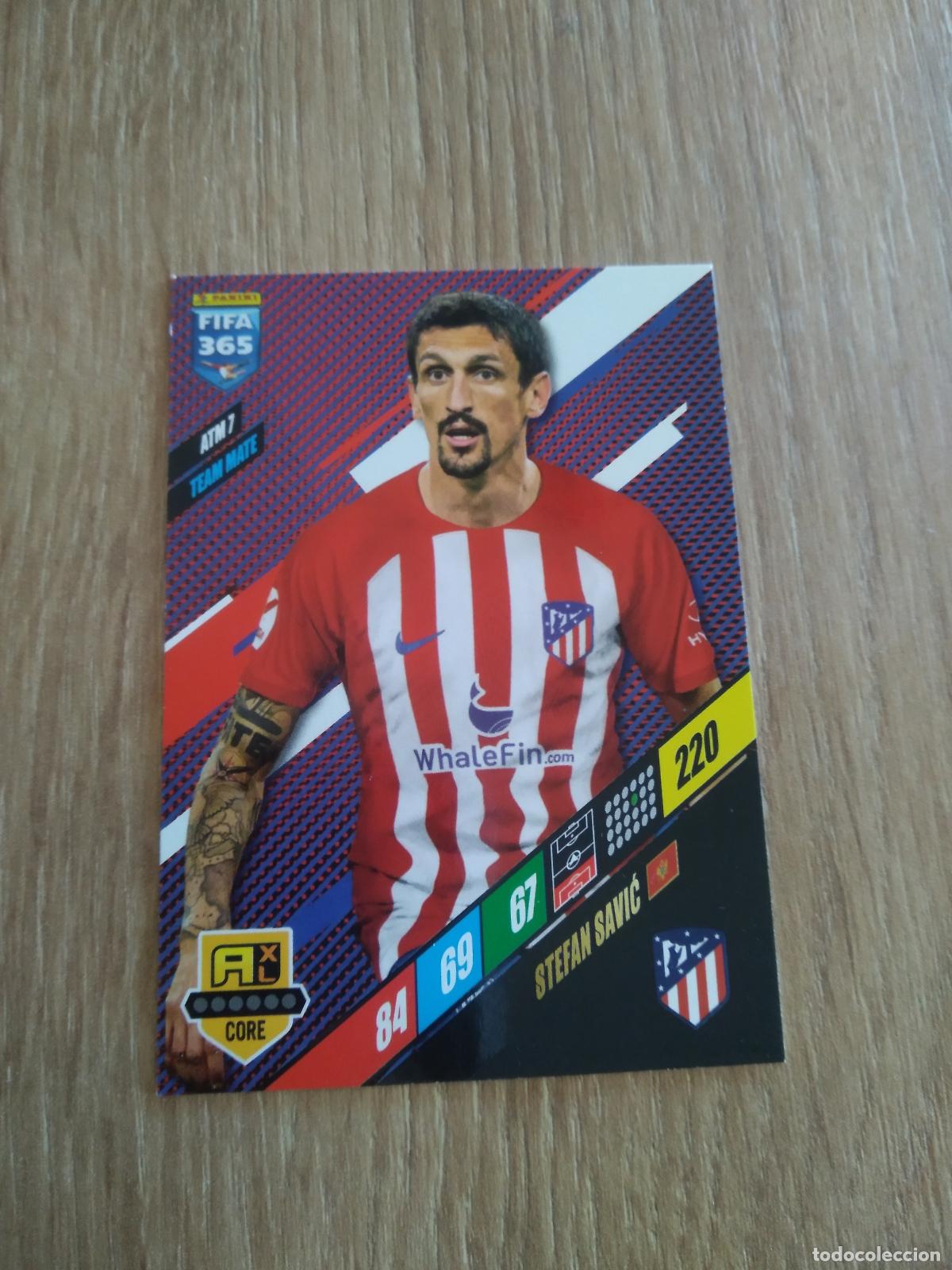 Cromos de F&uacute;tbol: ATM 7 SAVIC ATLETICO DE MADRID CROMO FUTBOL PANINI ADRENALYN 23-24 FIFA 365 2023-2024