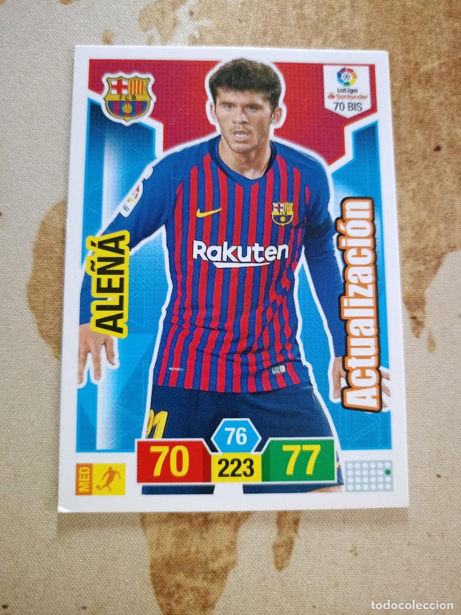 Football Stickers: # Barcelona 70 bis ALE&Ntilde;&Aacute; Adrenalyn 2018-19