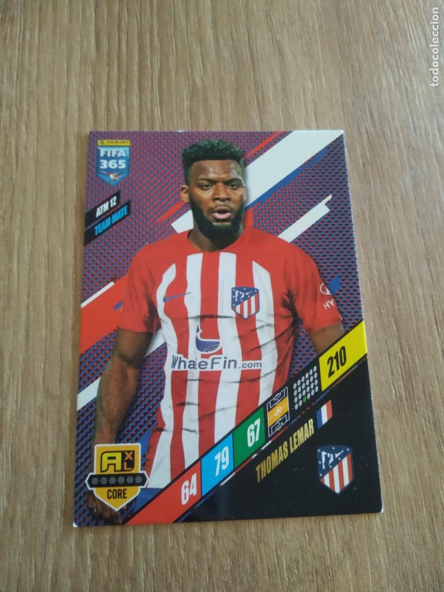 Cromos de F&uacute;tbol: ATM 12 LEMAR ATLETICO DE MADRID CROMO FUTBOL PANINI ADRENALYN 23-24 FIFA 365 2023-2024