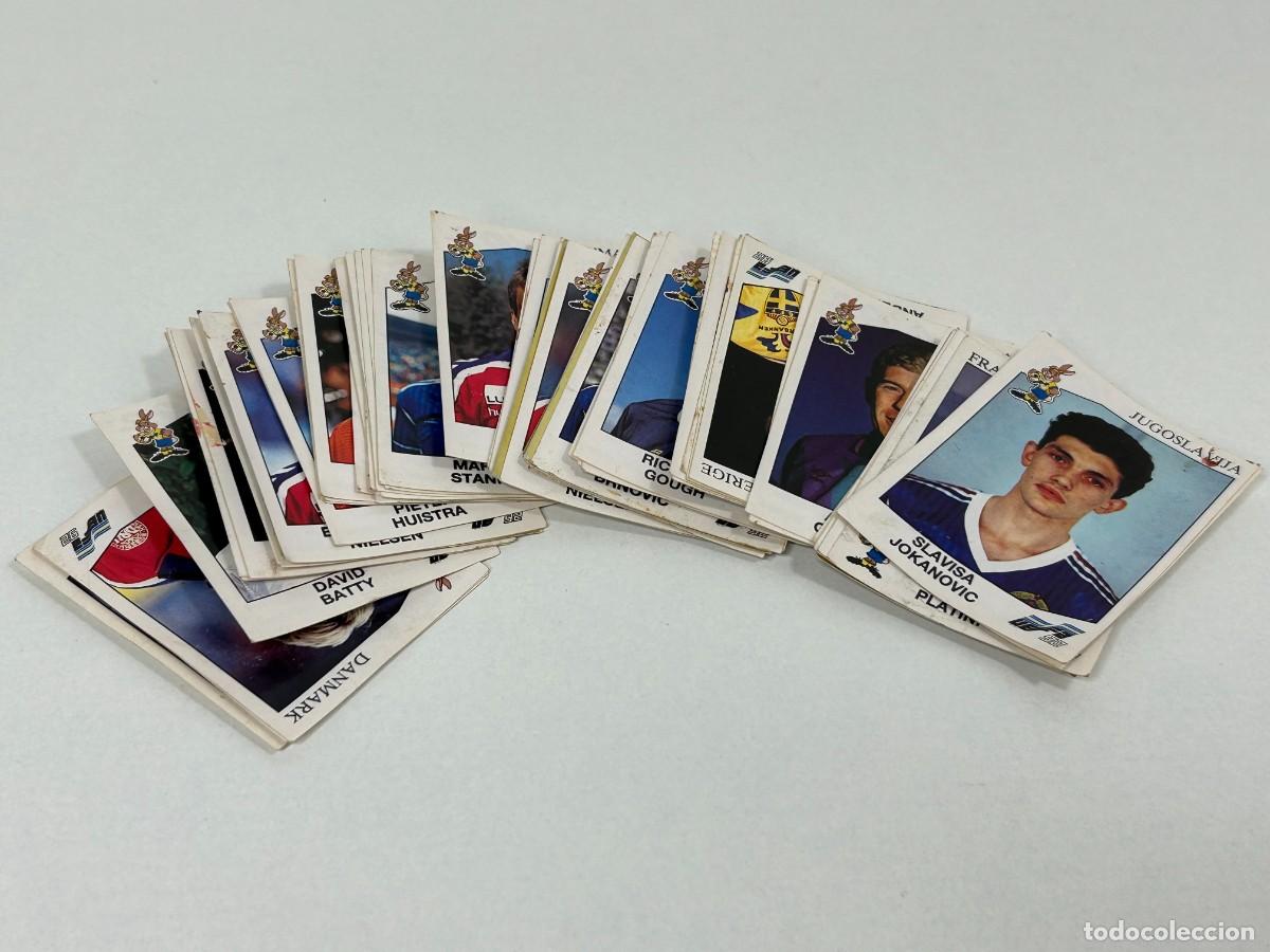 Cromos de F&uacute;tbol: LOTE 64 CROMOS FUTBOL EURO 92 PANINI SIN PEGAR