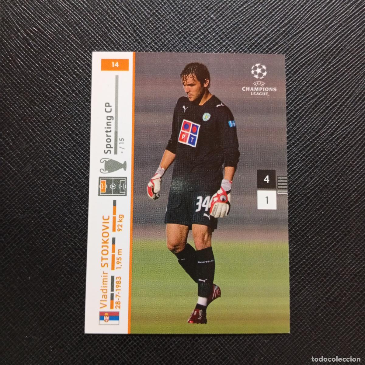Cromos de F&uacute;tbol: 14 STOJKOVIC SPORTING LISBOA PANINI TRADING CARDS UEFA CHAMPIONS LEAGUE 2007 2008 - (MD2002-3) PG30