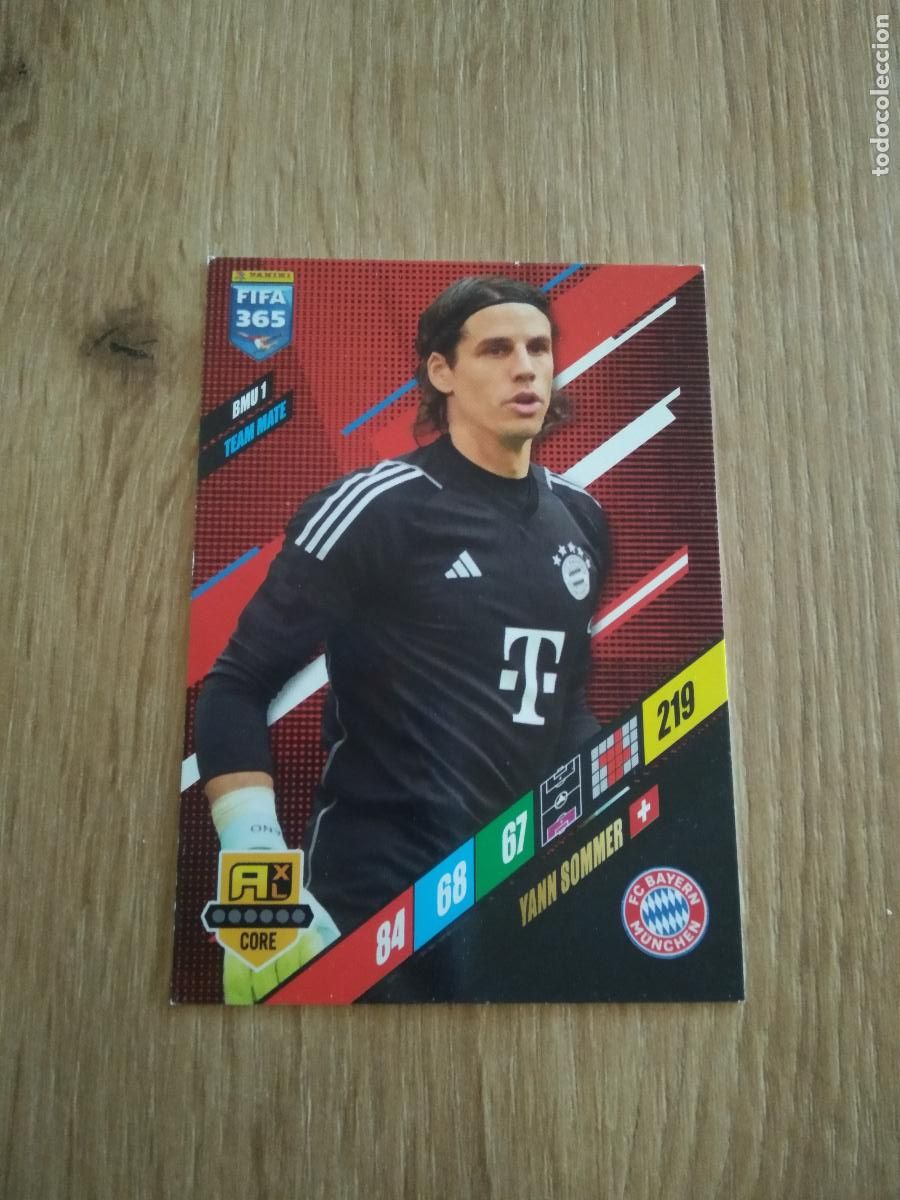 Cromos de F&uacute;tbol: BMU 1 YANN SOMMER BAYERN MUNICH CROMO FUTBOL PANINI ADRENALYN 23-24 FIFA 365 2023-2024
