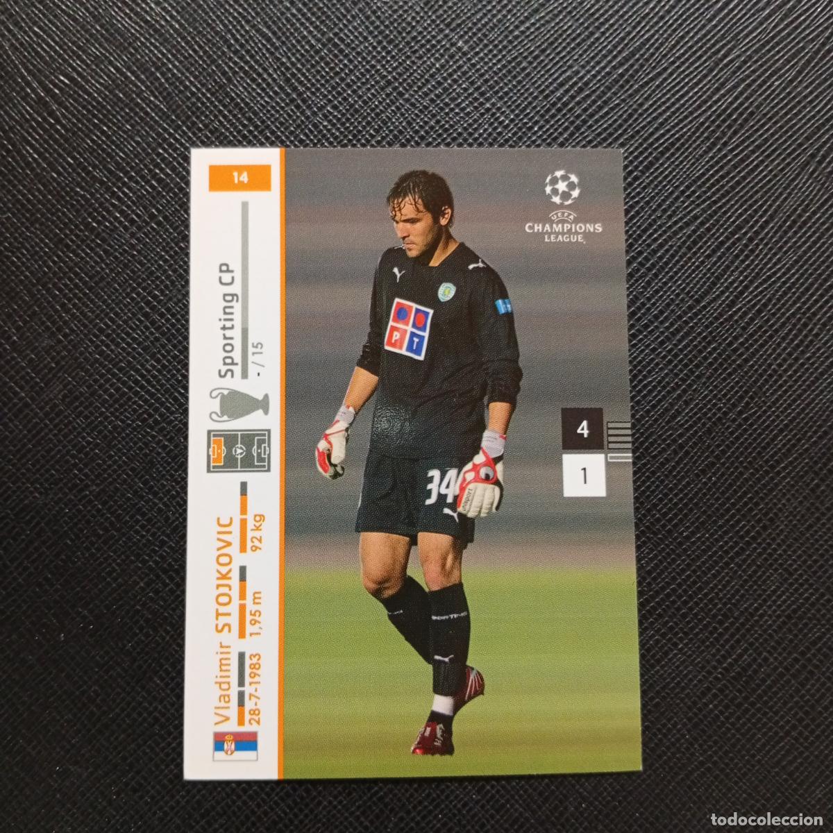 Cromos de F&uacute;tbol: 14 STOJKOVIC SPORTING LISBOA PANINI TRADING CARDS UEFA CHAMPIONS LEAGUE 2007 2008 (MD2002-3) PG30 B