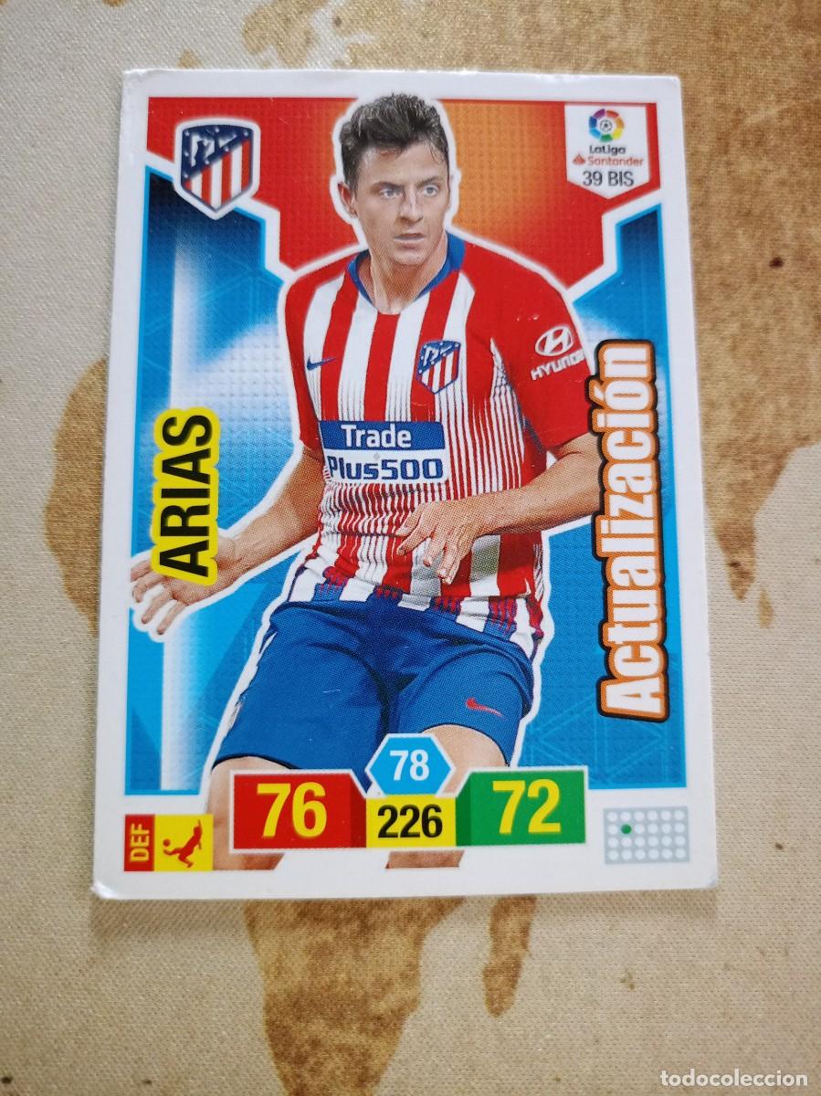 Cromos de F&uacute;tbol: # Atl&eacute;tico de Madrid 39 bis ARIAS Adrenalyn 2018-19
