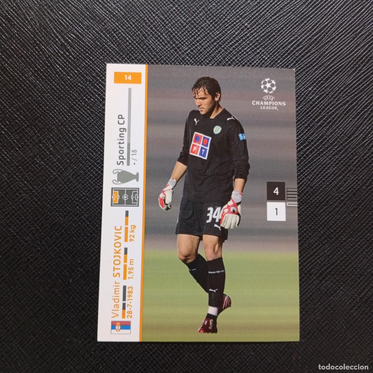Cromos de F&uacute;tbol: 14 STOJKOVIC SPORTING LISBOA PANINI TRADING CARDS UEFA CHAMPIONS LEAGUE 2007 2008 (MD2002-3) PG31