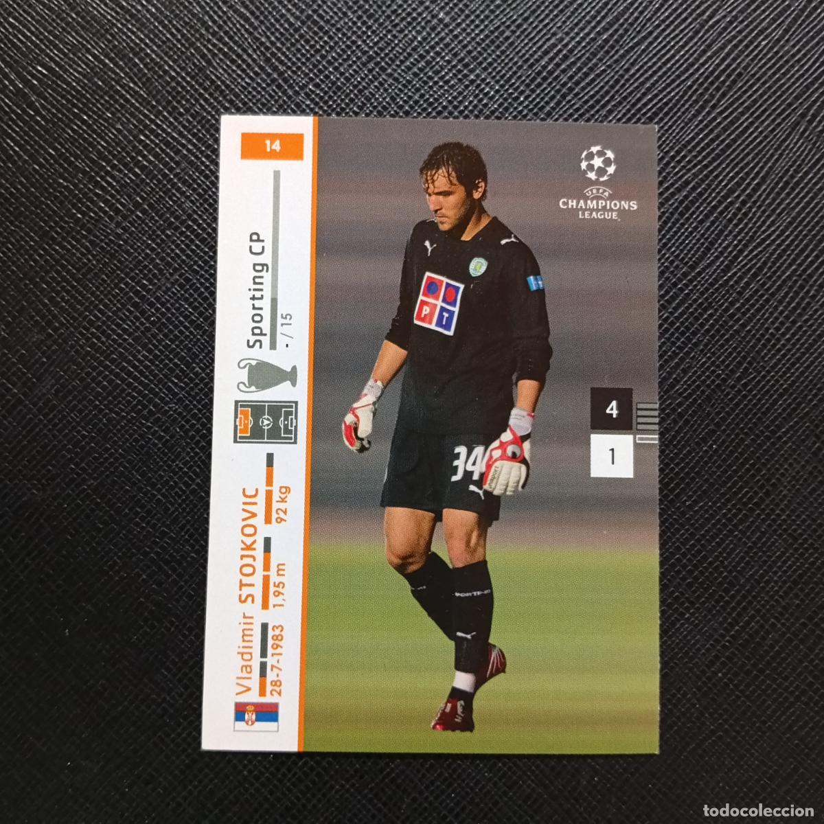 Cromos de F&uacute;tbol: 14 STOJKOVIC SPORTING LISBOA PANINI TRADING CARDS UEFA CHAMPIONS LEAGUE 2007 2008 (MD2002-3) PG31 B