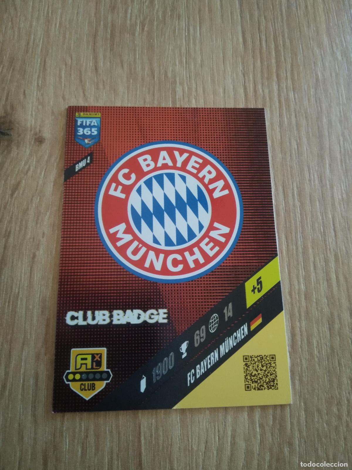Cromos de F&uacute;tbol: BMU 4 ESCUDO BAYERN MUNICH CROMO FUTBOL PANINI ADRENALYN 23-24 FIFA 365 2023-2024