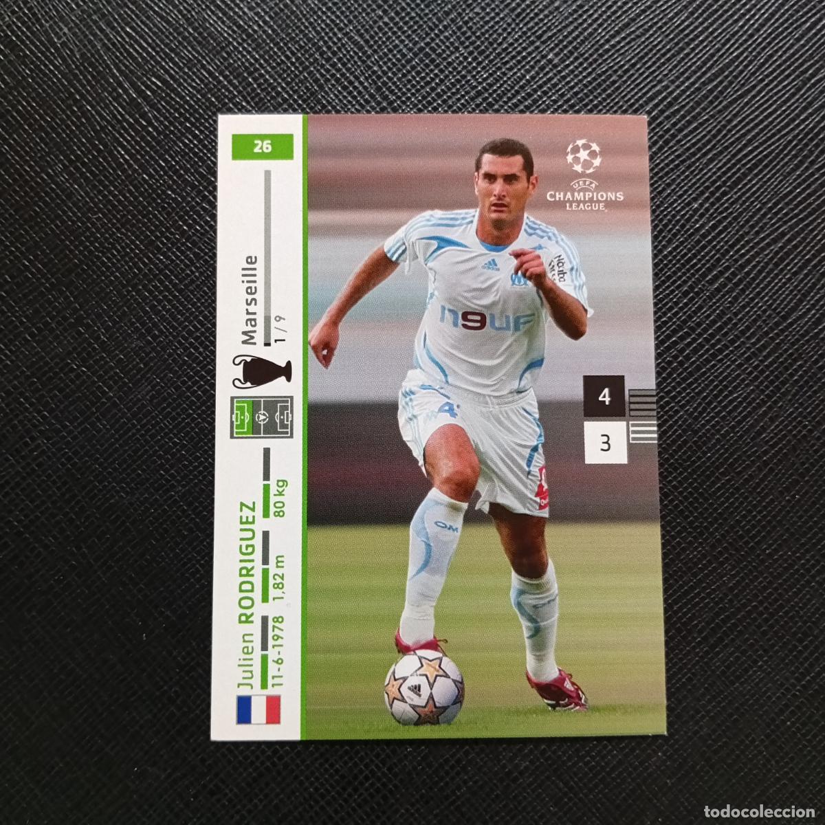 Cromos de F&uacute;tbol: 26 RODRIGUEZ MARSELLA PANINI TRADING CARDS UEFA CHAMPIONS LEAGUE 2007 2008 (MD2002-3) PG30