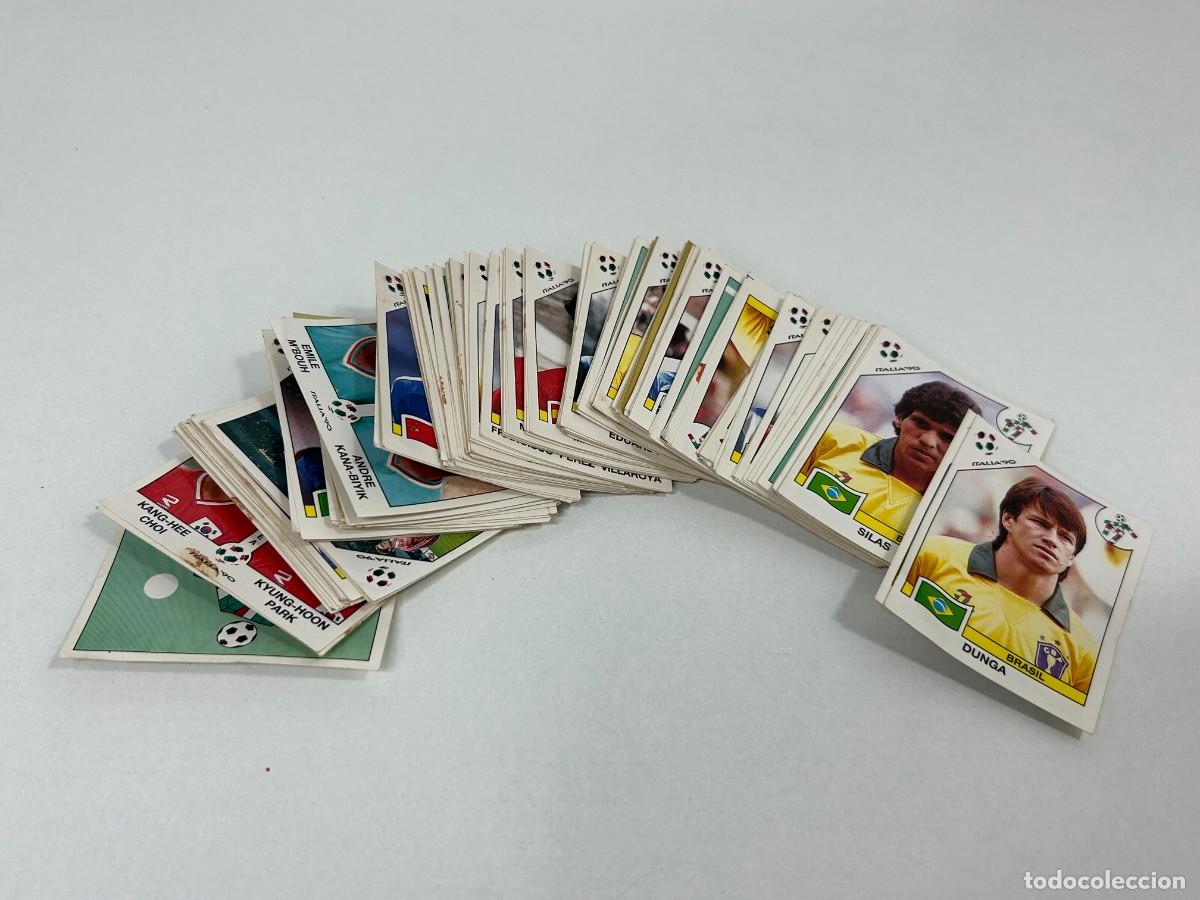 Cromos de F&uacute;tbol: LOTE 142 CROMOS FUTBOL ITALIA 90 PANINI SIN PEGAR