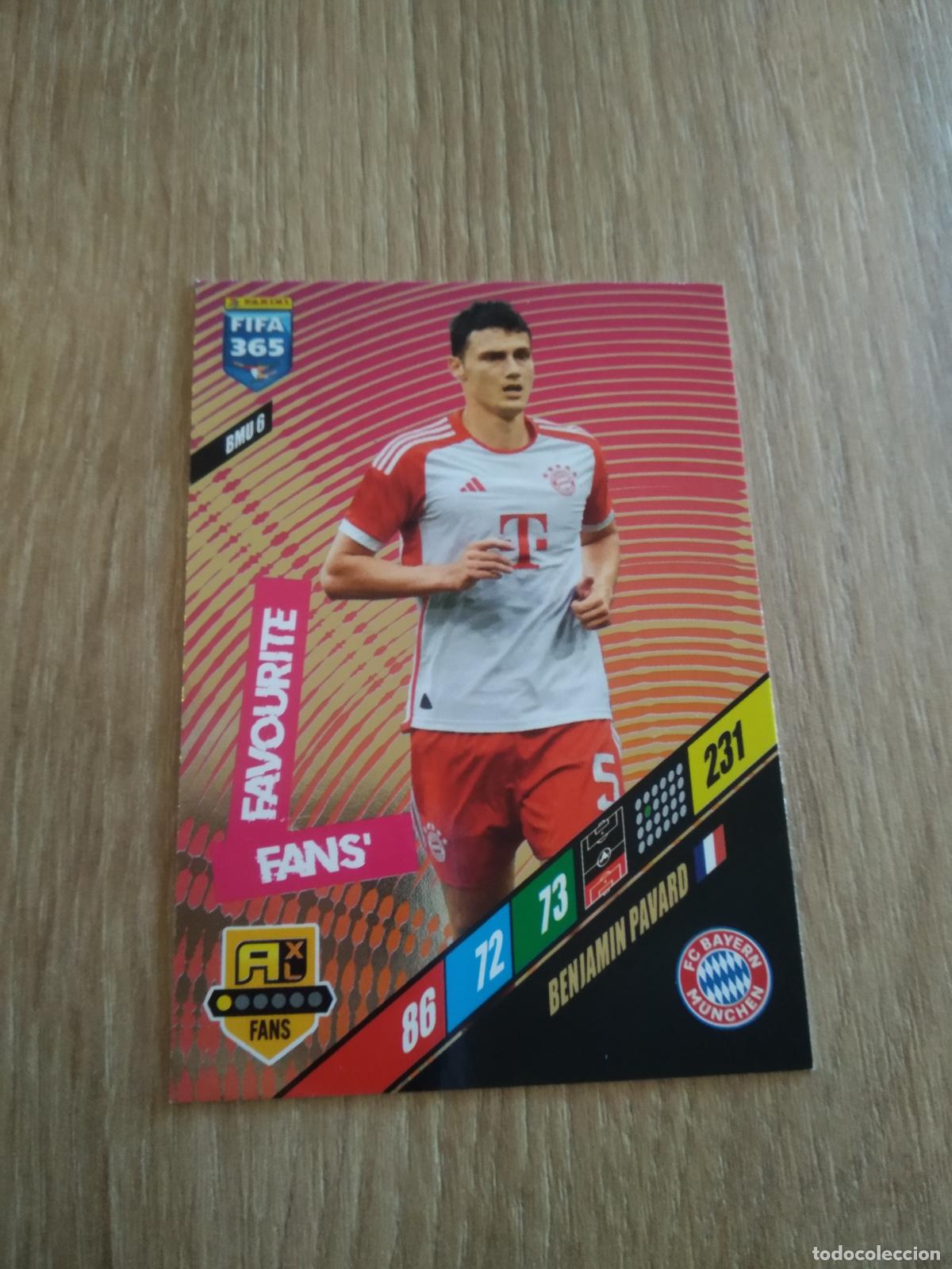 Cromos de F&uacute;tbol: BMU 6 PAVARD BAYERN MUNICH CROMO FUTBOL PANINI ADRENALYN 23-24 FIFA 365 2023-2024