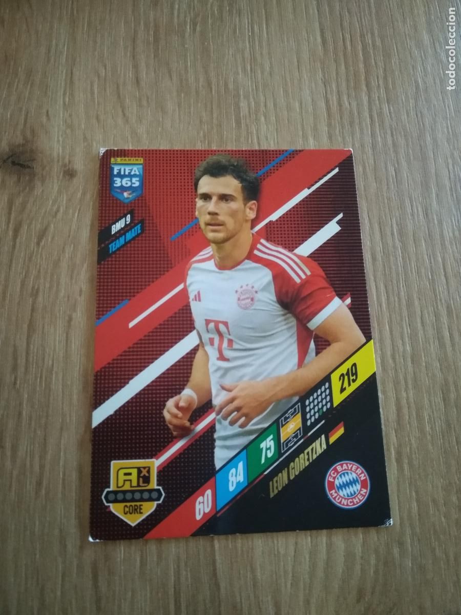 Cromos de F&uacute;tbol: BMU 9 GORETZKA BAYERN MUNICH CROMO FUTBOL PANINI ADRENALYN 23-24 FIFA 365 2023-2024