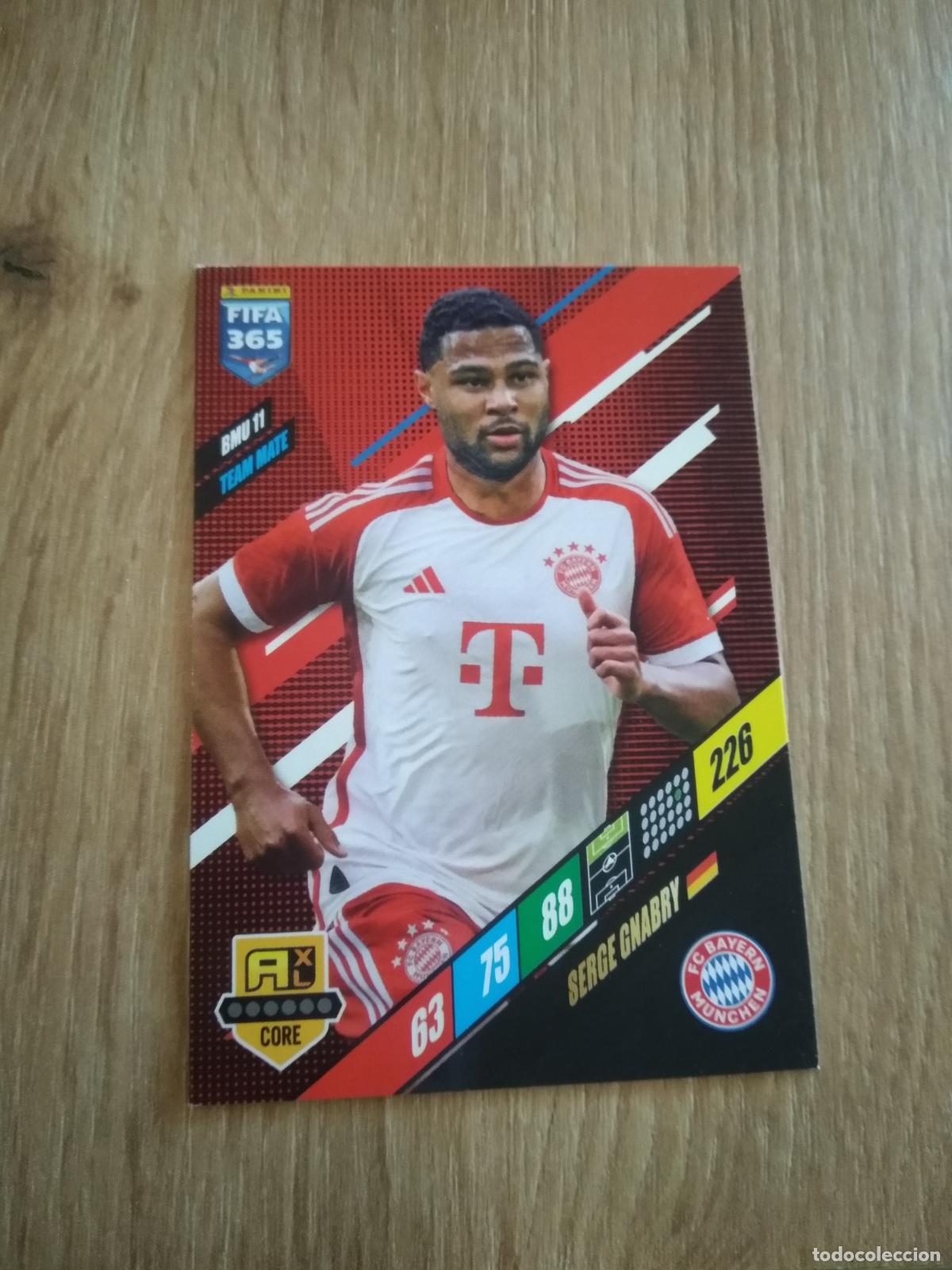 Cromos de F&uacute;tbol: BMU 11 GNABRY BAYERN MUNICH CROMO FUTBOL PANINI ADRENALYN 23-24 FIFA 365 2023-2024