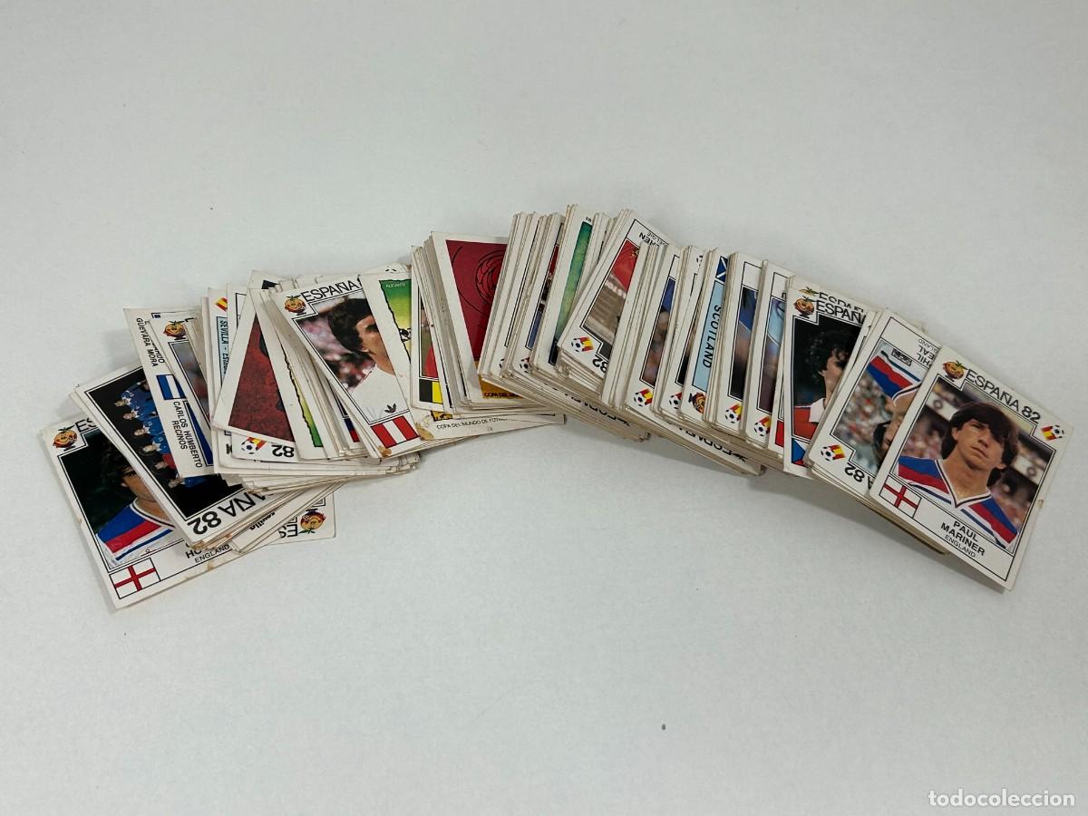 Cromos de F&uacute;tbol: LOTE 237 CROMOS FUTBOL ESPA&Ntilde;A 82 PANINI SIN PEGAR, MARADONA