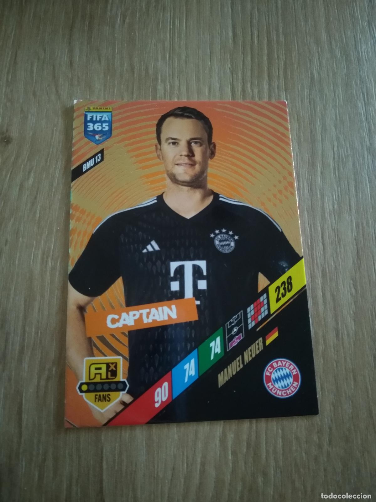 Cromos de F&uacute;tbol: BMU 13 NEUER BAYERN MUNICH CROMO FUTBOL PANINI ADRENALYN 23-24 FIFA 365 2023-2024